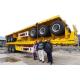 TITAN 3 Axle 40 Feet Drop Container Flatbed Semi-Trailer For Sale