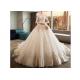 Puff Long Ball Gown Beaded Wedding Dresses Plus Size Soft And Romantic