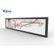 Multi Language 21Inch Stretched Bar LCD Display With Humanized Inner Structure