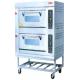 Gas 220V Electric Baking Ovens RQL-24BQ With Two Layer For Commercial Kitchen