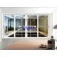 Australian style double glazed aluminium horizontal sliding windows with flyscreen for apartments