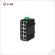 10 Port Unmanaged PoE Switch 8 Port 10/100/1000T 802.3at To 2-Port Gigabit RJ45 Uplink