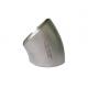 45 And 90 Degree Stainless Steel Pipe Fittings Butt Weld LR. SR. Seamless Elbow