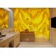 Yellow Onyx Bacstone Glass Panel 1-2MM Thin Stone