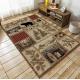 American Ethnic Style Living Room / Hotel Floor Carpets With Special Style