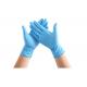 Universal Non Sterile Gloves , Anti Bacteria Disposable Blue Latex Gloves