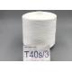 High Quality Manufacturer Wholesale 40/3 JMT Brand Spun Raw White Polyester Yarn