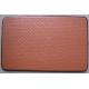 Dark Orange Flat Door Mat , Anti Fatigue Floor Mats Chequer Pattern