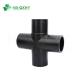 HDPE/PE Equal Socket Cross for Water Supply Welding Type Provide Replacement Services