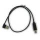2.0 USB Transfer Cables Left Angle A Male To USB B Male 2 Ft. (USB 2.0)