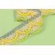 Nonstretched Cotton Crochet Lace Trim 35mm Width Eco Fridendly