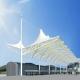 Prefabricated PVC Tensile Structure White Tension Fabric Awnings