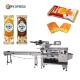 High Speed Pillow Type Packaging Machine for Food Cookies Biscuits and Chocolate Bars