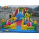 PVC tarpaulin Inflatable Amusement Park Customized , Jumping Castles For kids