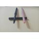 Black / Pink Lipstick Pencil Packaging Beautiful Shape ABS Plastic Material