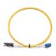 Single Mode Fiber Optic Patch Cord with PVC Duplex LC UPC to VF45 for Fiber Broad Band Solutions