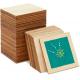 7.6*7.6cm DIY Wooden Tiles Wood Squares For Crafts