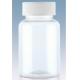 Medical Grade Plastic Screw Top Bottles , 80ml Tablet Clear Plastic Bottles