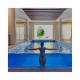 Plastic Customized Swimming Pools for Transparent Skyline Infinity Glass Rooftop