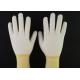 Yellow PU Coated Gloves Hot Melt Binding Edge With 100% Nylon Knitted Liner