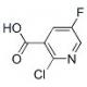 2-Chloro-5-fluoronicotinic acid CAS : 38186-88-8