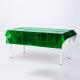 4ft 5ft 6ft Foil Table Cover Green Metallic Foil Tablecloths