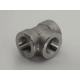 Stainless steel A403 Grade WP321H Straight Tee Equal Tee Threaded Tee Pipe Fittings