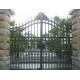 Residential House Wrought Iron Doors , Classic Home Depot Wrought Iron Gates