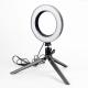Bluetooth Touch Panel 12W 6 Inch Ring Light With Tripod