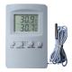 LCD Household Desk Digital Thermometer Hygrometer Max/Min Indoor Outdoor Temperature Meter With Sensor Pro