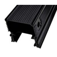 Black Anodized Aluminum Extrusions For Electronics / Electrical Cover / Electronic Enclosure