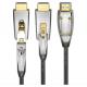 Black HDMI AOC Cable Fiber Optical Hdmi To Hdmi Cable 10m 20m 50m Extender Support 4K 3D 18Gbps