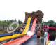 Playground Equipment Fiberglass Product With Stainless Steel Slides HT-06
