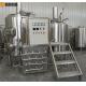 500L Micro Beer Brewing Equipment , SS 316 Manual Control Beer Making Equipment