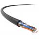 Bulk Network Cable Cat5e UTP 24AWG 0.48mm Solid BC Outdoor PE Jacket