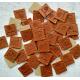 Square Handmade PU Faux Leather Labels Tags For Sewing Crocheting Knitting