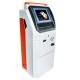 High Resolution Multi Function Kiosk With Cash And Coin Acceptor / Dispenser