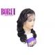 10A Brazilian Human Hair Wig , Pre Plucked Body Wave Wig In HD Lace Dyed