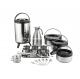 21pcs Picnic tools milk tea thermos bucket keep food warm pot liquid nitrogen tank kettle & water cup set