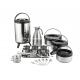 21pcs Picnic tools milk tea thermos bucket keep food warm pot liquid nitrogen tank kettle & water cup set