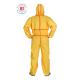 S To 4XL Yellow Type 3 Chemical Suit Radiation Proof Disposable Protection Suit