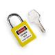 25mm Steel Ultra Short Beam keyed alike Safety Padlock With ce certification