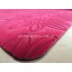 Contemporary Excellent Flexibility Cool Pink Yoga Mats With Printing / Stamping Logo