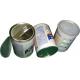 Food Grade Easy Peel Off Lid Airproof Paper Composite Cans , candy packaging tube
