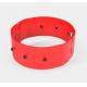 Red Ductile Iron Stop Collar Well Casing Centralizers With A High Restoring Force