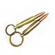 Cool innovative men gift box, die casting zinc alloy affordable gift, copper plating bullet bottle opener key ring