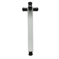 698-2700MHz Grey Square N Female 4 Way RF Power Divider Splitter