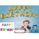 16 Inch 3D Aluminum Foil Happy Birthday Alphabet Balloons