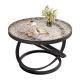 ISO9001 Toughened Glass Table Italian Minimalism Tempered Glass Side Table