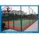 40*40mm Dark Green Chain Link Wire Fence for Forest Protecting / Football Ground
